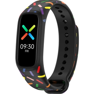 Oppo Band Entegre Silikon Kayış Izleme Kasası Renkli Benekli Bilek Bandı (Yurt Dışından)