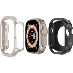 Apple Watch Ultra 49MM Izle Kılıfı Pc+Tpu Çizelge Anti Koruyucu Kapak (Yurt Dışından)