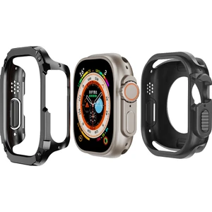Apple Watch Ultra 49MM Izle Kılıfı Pc+Tpu Çizelge Anti Koruyucu Kapak (Yurt Dışından)