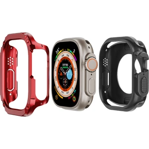 Apple Watch Ultra 49MM Izle Kılıfı Pc+Tpu Çizelge Anti Koruyucu Kapak (Yurt Dışından)