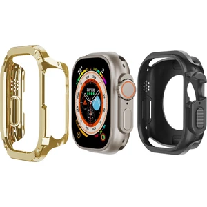 Apple Watch Ultra 49MM Izle Kılıfı Pc+Tpu Çizelge Anti Koruyucu Kapak (Yurt Dışından)