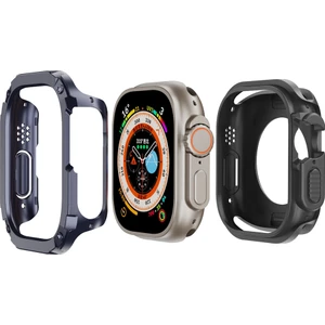 Apple Watch Ultra 49MM Izle Kılıfı Pc+Tpu Çizelge Anti Koruyucu Kapak (Yurt Dışından)