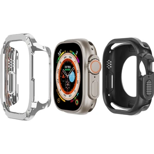 Apple Watch Ultra 49MM Izle Kılıfı Pc+Tpu Çizelge Anti Koruyucu Kapak (Yurt Dışından)