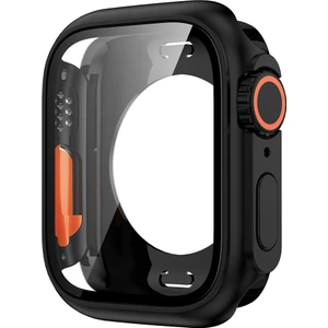 Apple Watch Serisi 8/7 45MM Genel Koruyucu Kapak Havalı Cam Ekran Koruyucu ile Sabit Pc Izleme Kılıfı (Yurt Dışından)