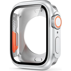 Apple Watch Serisi 8/7 45MM Genel Koruyucu Kapak Havalı Cam Ekran Koruyucu ile Sabit Pc Izleme Kılıfı (Yurt Dışından)