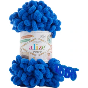 Alize Puffy El Örgü Iplikleri 500GR (5ADET)  -141 Sax Mavi