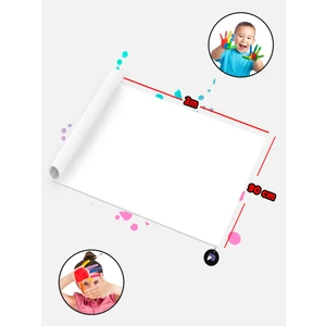 Boş Dev Boyama Kağıdı Rulosu, Boş Boyama Kağıdı, Çizim Kağıdı Rulosu (2 Metre x 90CM)