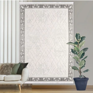 Ipek Halı Sihir 17357 Beyaz Mavi Modern Salon Halısı