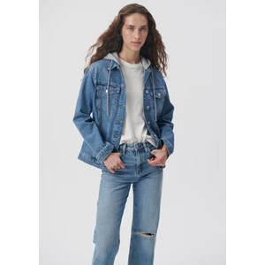 Karla 90lar Indigo Mavisi Jean Ceket 110154-85296