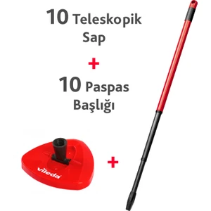 Turbo Teleskopik Sap + Üçgen Başlık 10 Paket