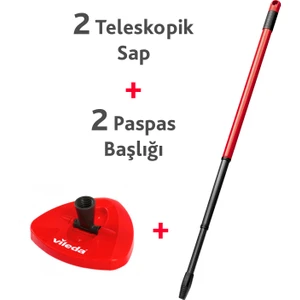 Turbo Teleskopik Sap + Üçgen Başlık 2 Paket