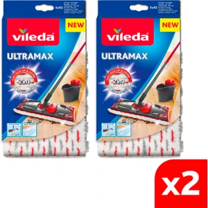 2 Paket Ultramax Mikrofiber Yedek Mop