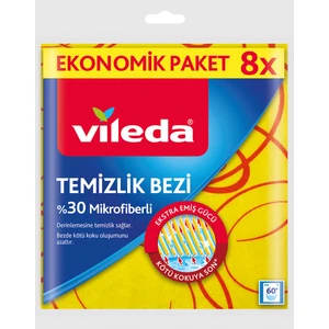 8'li %30 Mikrofiberli Mutfak Bezi