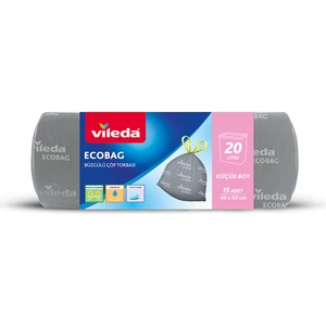 20 Litre Küçük Boy 15'li Büzgülü Kokusuz Çöp Torbası