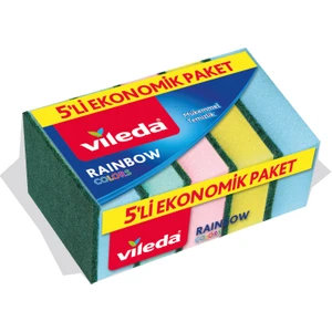 5'li Rainbow Bulaşık Süngeri