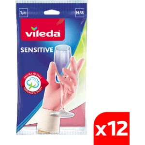 12 Paket Sensitive Küçük Boy Bulaşık Eldiveni