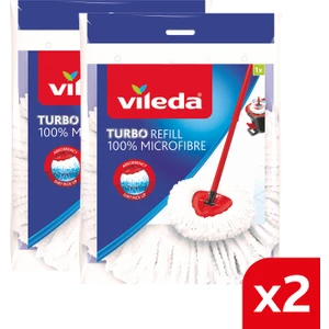 Turbo Üçgen Başlık Mikrofiber Yedek Paspas 2 Paket