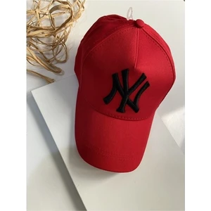 Eleven Market Ny New York Yankees Nakışlı Kırmızı Siyah Kep Şapka