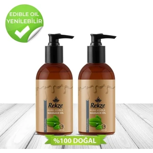 2 Adet Natura Kokusuz Yenilebilir Vücut Masaj Yağı 120 ml