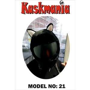 Peluş Kask Kılıfı cat