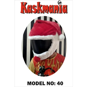 Peluş Kask Kılıfı Noel Baba