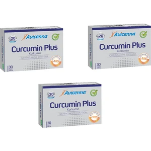 Curcumin Plus 30 Kapsül 3 Adet