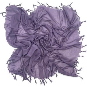 Naz İpek Düz Renk El Yapımı Boncuklu Yazma 110CM x 110CM