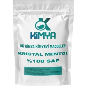 Ok Kimya Kristal Mentol 1. Kalite Saf Menthol Kristali 50GR