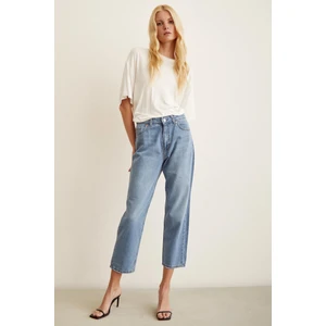 Never More Yüksel Bel Mom Fit Jean