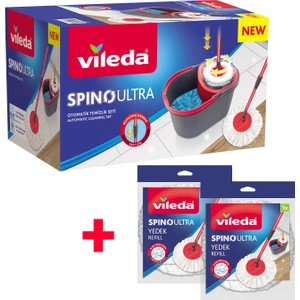 Spino Ultra Otomatik Temizlik Seti + 2 Yedek Paspas