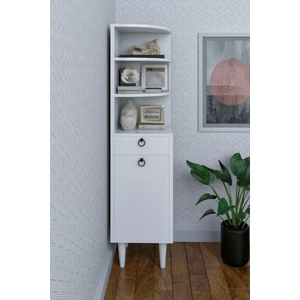 Ekim Çok Amaçlı Köşe Dolap oval dekoratif şık