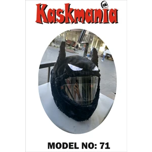 Peluş Kask Kılıfı Batman