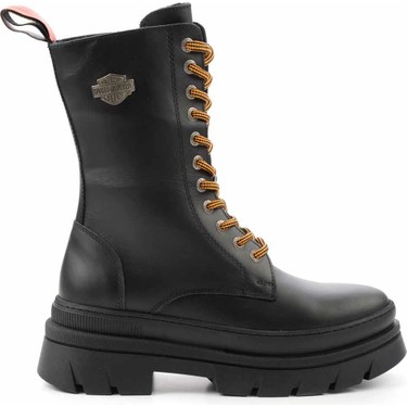 Harley Davidson Black Hakiki Deri Kadın Bot & Bootie Fiyatı