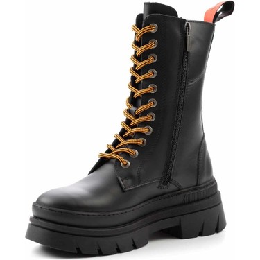 Harley Davidson Black Hakiki Deri Kadın Bot & Bootie Fiyatı