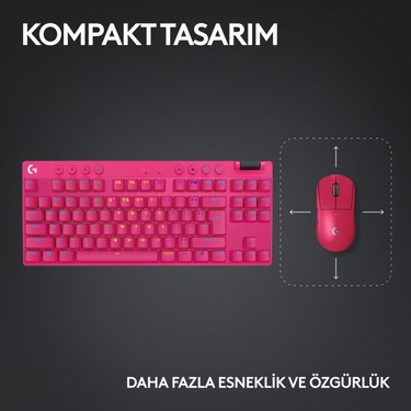 Logitech G PRO X TKL LIGHTSPEED Kablosuz LIGHTSYNC RGB PBT Fiyatı