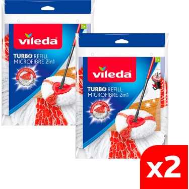 Vileda 2 Paket Turbo 2in1 Yedek