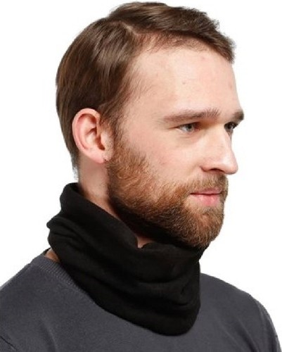 A02Teks Siyah Polar Boyunluk Bere görsel 3