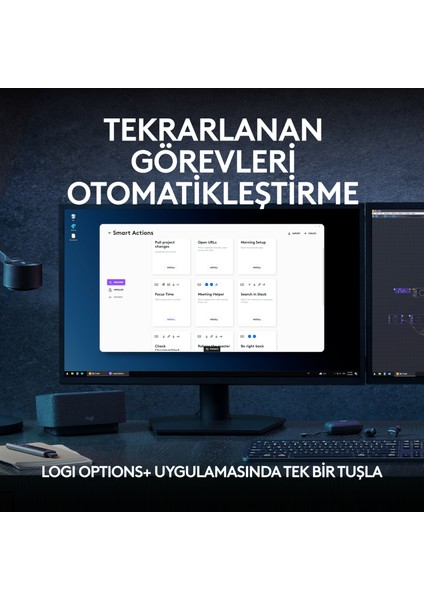 MX Keys S Gelişmiş Aydınlatmalı Tam Boyutlu Kablosuz Türkçe Q Klavye - Siyah