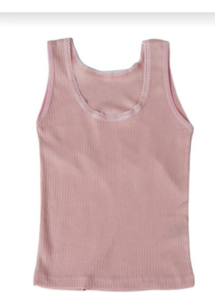 6015 Kız Çocuk Modal Geniş Askılı Atlet 12 Adet