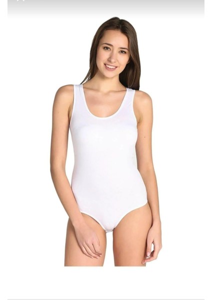 0071 Bayan Kalın Askılı Çıtçıtlı Body Tekli