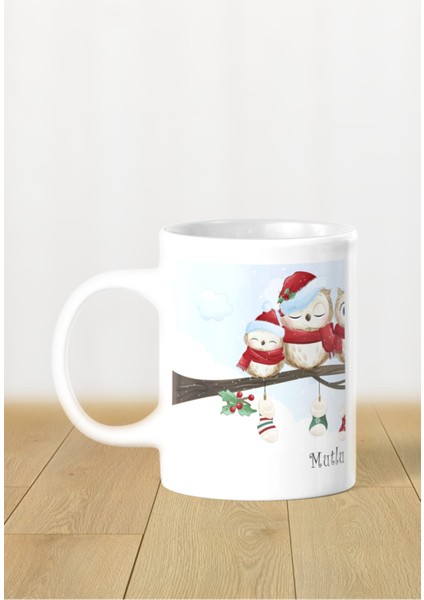 Hediyelik Yeniyıl / Yılbaşı / Noel Baba Baskılı Kupa Bardak