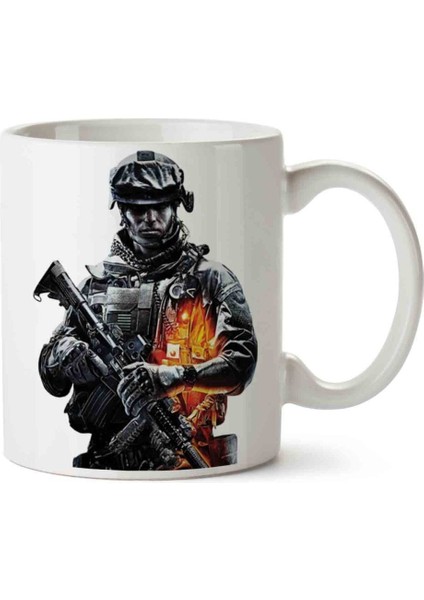 Call Of Duty Porselen Kupa Bardak