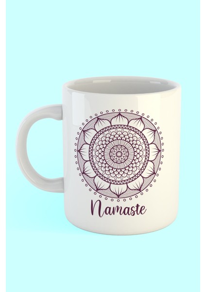 Mandala Namaste Baskılı Kahve Kupası