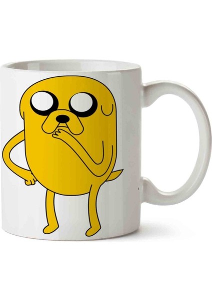Adventure Time Jake The Dog Finn The Human Ice King Porselen Kupa Bardak
