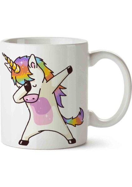 Unicorn Dans Porselen Kupa Bardak