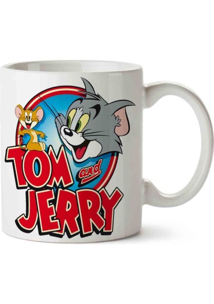 Tom And Jerry 4 Porselen Kupa Bardak