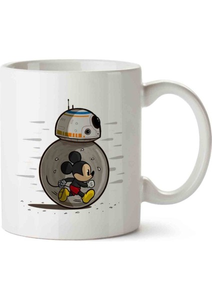 Mickie Mouse Porselen Kupa Bardak
