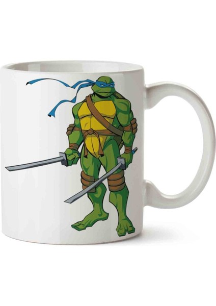 Ninja Kaplumbağalar Ninja Turtles Leonardo Raphael Michelangelo Donetollo Porselen Kupa Bardak