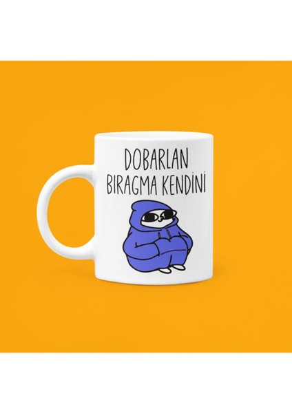 Dobarlan Bıragma Kendini Baskılı Mood Seramik Kupa