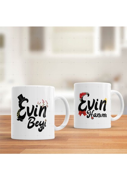 Evin Hanımı Evin Beyi Kupa Bardak